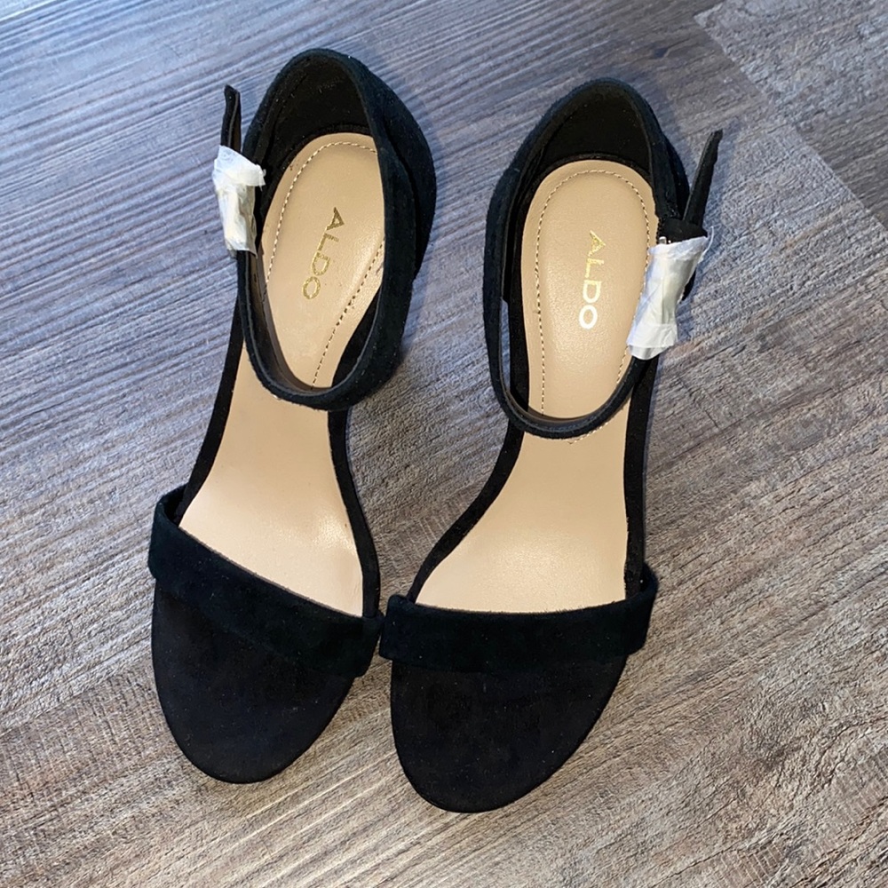 ALDO Black Block Heel